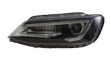 Set faruri Vw Jetta, 07.20, montare fata, stanga+dreapta, indicator dinamic; cu DRL LED, lumini de zi; D2H+LED/H7+LED; electric; negru; fara becuri;