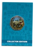 Marea Britanie - TYRANOSAURUS REX 50p - Medalie/Moneda Comemorativa, Australia si Oceania, Cupru-Nichel