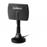 Adaptor Wireless AC600, Dual Band, antena externa, negru, EW-7811DAC Edimax