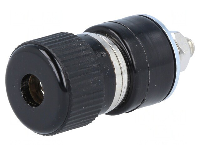 Soclu Banană 4mm Negru 30A 60VDC