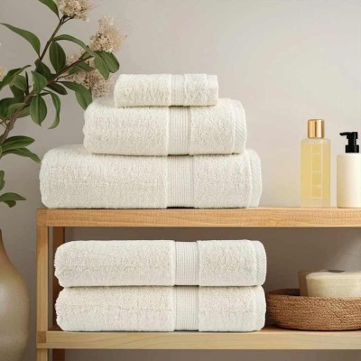 vidaXL Prosoape de spalare SOLUND 10 pcs Crem Bumbac 137466 foto