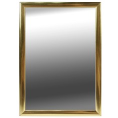 Oglinda decorativa, 16 x 16 cm, rama plastic, auriu, CB2273 foto