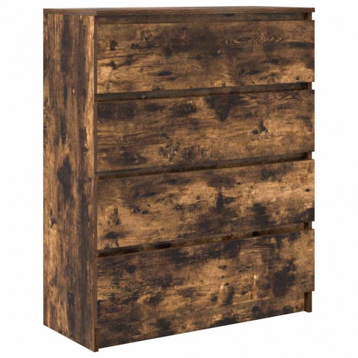 Bufeta Stejar afumat 80x35x99 cm Lemn prelucrat