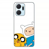 Husa compatibila cu Honor X7a Silicon Gel Tpu Model Finn and Jake Tongues