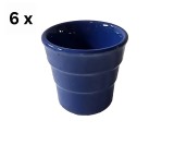 Set 6 pahare, 90 ml, Albastru