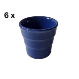 Set 6 pahare, 90 ml, Albastru