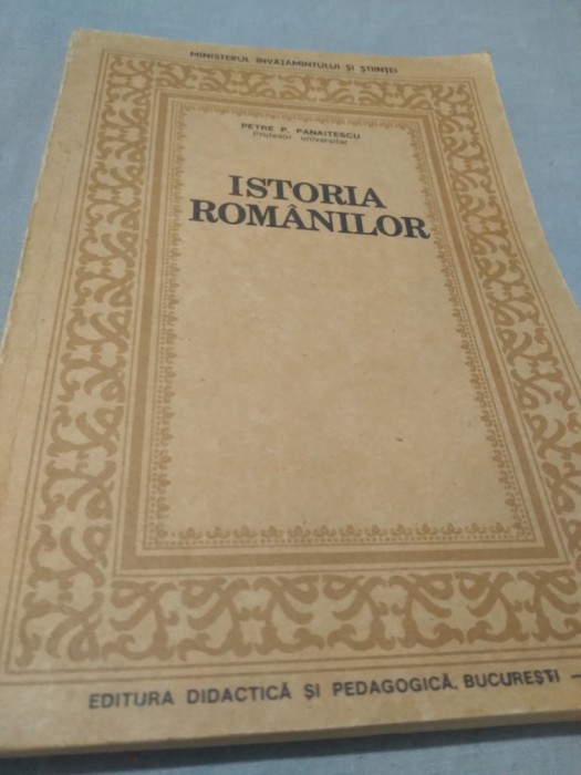 ISTORIA ROMANILOR -PETRE P.PANAITESCU