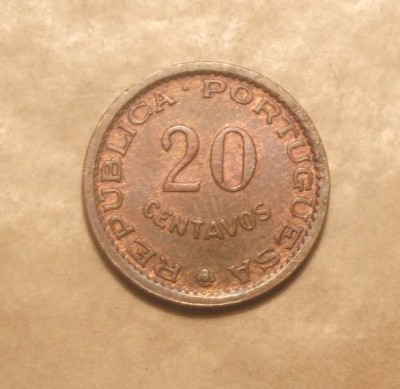 SAO TOME E PRINCIPE 20 CENTAVOS 1971 foto