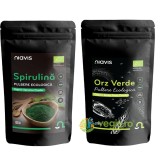 Pachet Spirulina Pulbere Ecologica/Bio 125g + Orz Verde Pulbere Ecologica/Bio 125g