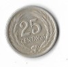 Moneda 25 centavos 1953 - El Salvador, 2,5 g argint 0,900, America Centrala si de Sud