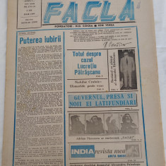 Revista FACLA (iulie 1990) serie nouă - Nr. 1