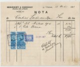 Romania, Benvenisti &amp; Eskenasy, Nota 13, Craiova, 1931