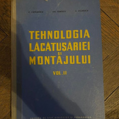 Gheorghe Ionescu tehnologia lacatusariei si montajului volumul I+II