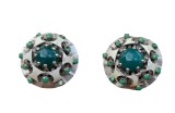 CERCEI CLIPS VINTAGE DIN METAL ARGINTIU, GM