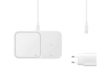 Wireless Charger Duo 15W Super Fast Wireless Charge; White &quot;EP-P5400BWEGEU&quot; (timbru verde 0.18 lei), Samsung