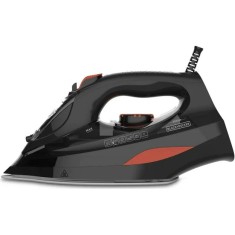 Fier de calcat BXIR3000E, 3000W, rezervor apa 0.42l, debit de abur variabil 45g/min jet de abur 200g/min, Negru/Rosu