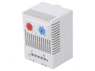 Termostat NC NO 10A 250VAC Cleme Șurub -45&amp;divide;80&amp;deg;C foto