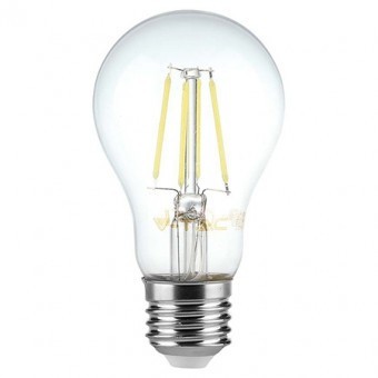 BEC A60 E27 FILAMENT LED 12W 6500K ALB rece foto