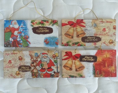pancarta ornament intrare usa mini tablou sarbatori iarna decoratiune Craciun foto
