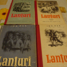 Ion Pas - Lanturi - 4 volume- 1951-1954