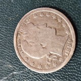 Statele Unite ale Americii 1/4 dollar 1899 O , argint