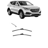 Cumpara ieftin Set stergatoare auto HYUNDAI SANTA FE IV (TM, TMA) 2018-2022, pentru parbriz, Valeo Silencio