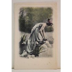 TANARA SPALAND LA RAU , CARTE POSTALA ILUSTRATA , CLASICA
