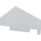 Obturator LED profil argintiu 20 buc ABS GEN2 CORNER14