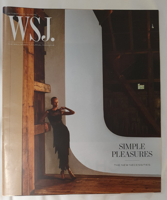 Wall Street Journal WSJ October 2020 Europe, 54 pagini, in engleza