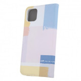 Husa Flip Carte Trendy Color, Apple iPhone 14 Pro (6.1&quot;), Pastel Square