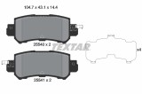 Set placute frana TEXTAR 2554001