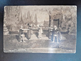 Carte postala, scena din piesa Luceafarul, inceput de secol XX