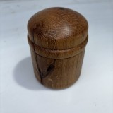 Cutie din stejar vechi Interior 6x7cm Finisaj cu ulei mineral, ceara de albine și carnauba