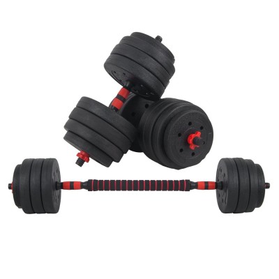 Set Haltera si Gantere ciment Sportmann SHG07 20 kg FitLine Training foto