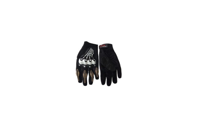 Set manusi moto negre XL