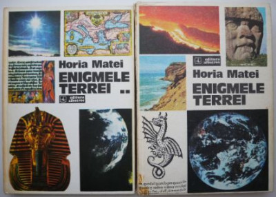 Enigmele terrei (2 volume) &amp;ndash; Horia Matei (coperta putin uzata) foto
