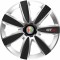 Set 4 Capace Roti GTX Carbon Gri-Negru R16, Pentru Alfa Romeo
