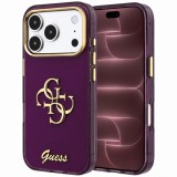 Husa pentru Apple iPhone 18 Pro Max / 17 Pro Max, Guess, IML 4G Script Metal, Visinie