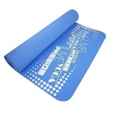 Covoras pentru gimnastica Slimfit DHS, 173 x 61 x 0.4 cm, rezistent la umezeala, Albastru