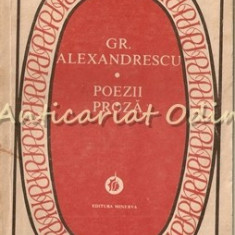 Poezii, Proza - Gr. Alexandrescu