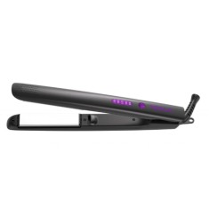 Placa de indreptat parul Tesla STH300BP, 210 gradeDisplay LED, Ceramic Turmalin, Negru/Violet