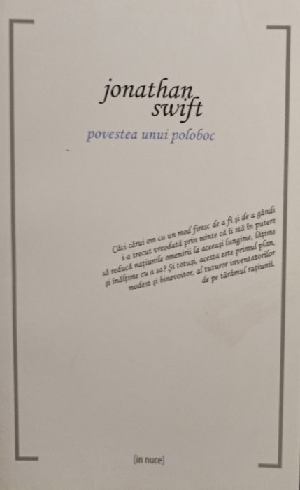 Jonathan Swift - Povestea unui poloboc (Editia: 2011)