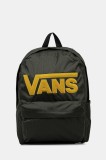 Vans rucsac culoarea verde, mare, uni, VN000H4ZEMU1