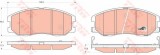 Set placute frana,frana disc CHEVROLET CAPTIVA (C100, C140) (2006 - 2016) TRW GDB1715