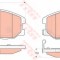 Set placute frana,frana disc CHEVROLET CAPTIVA (C100, C140) (2006 - 2016) TRW GDB1715
