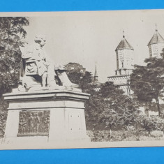 Carte Postala veche - Iasi - Monumentul lui Gheorghe Asachi