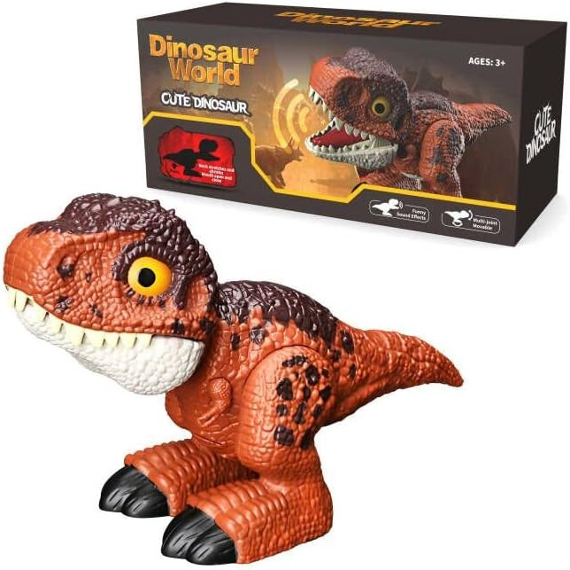 Figurina interactiva cu sunete, Tyrannosaurus Rex Dinozaur, 12x27x12 cm