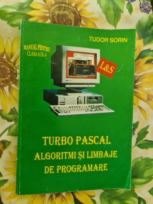 Tudor Sorin Manual Turbo Pascal clasa IX foto