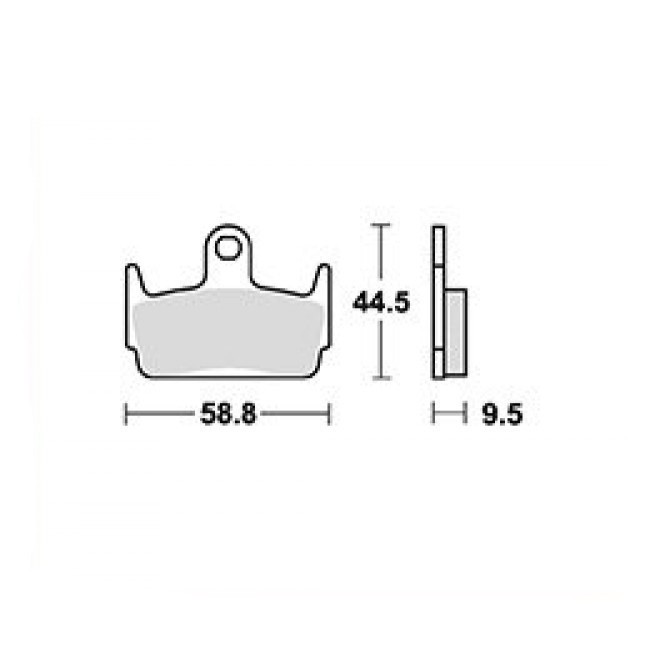 Placute frana TRW Lucas MCB686 Cod Produs: MX_NEW 7873250MA