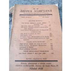 Revista Arhiva Somesana nr.24/1938
